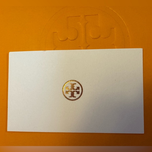 Tory Burch Shoe Box! Comes w/ TB Negativity is Noise Card! - Picture 7 of 7